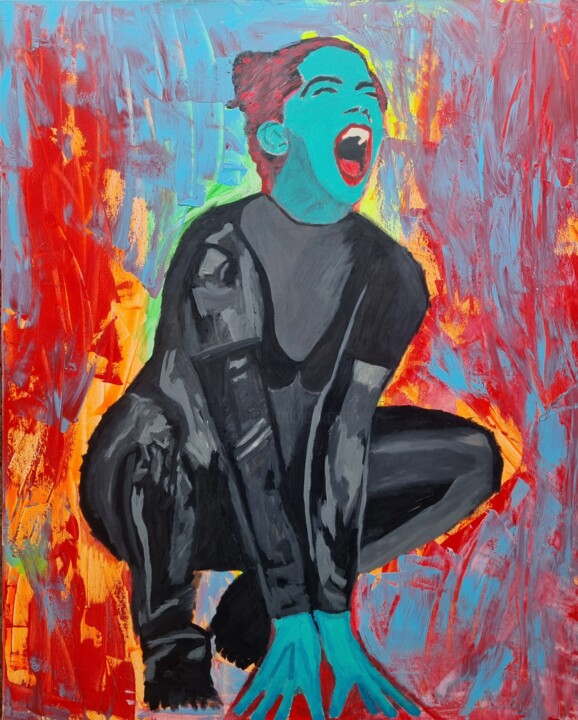Energy 绘画, 47.2x39.4 in