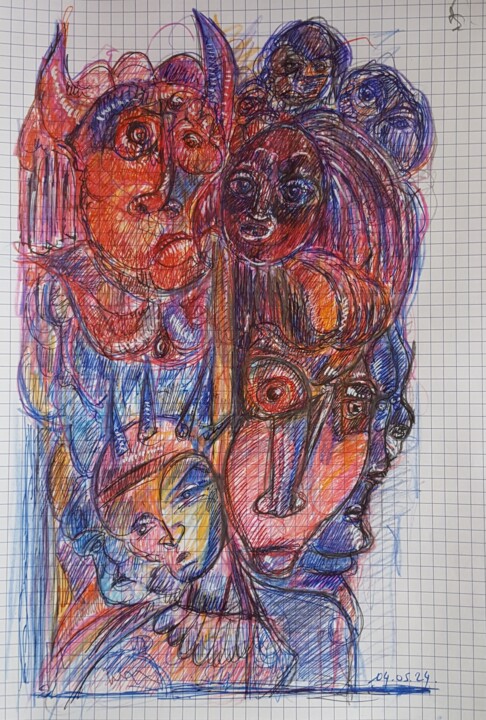 图画,  12.6x9.5 in 