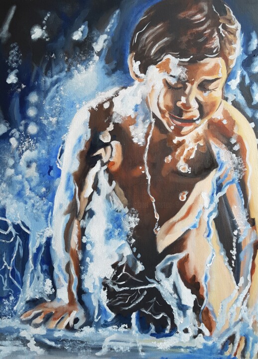 Waterfestijn Tablo, 31,5x23,6 in