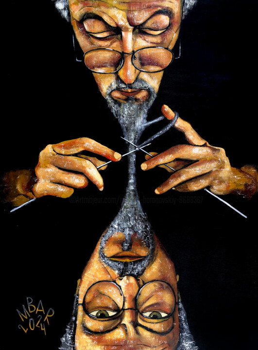 Self-made 绘画, 31.5x23.6 in