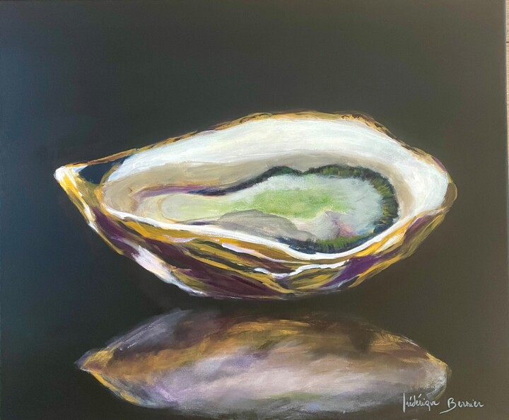 Huitre 绘画, 17.7x21.7 in