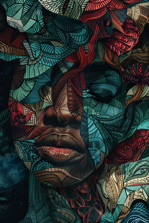 Femme africaine 数字艺术
