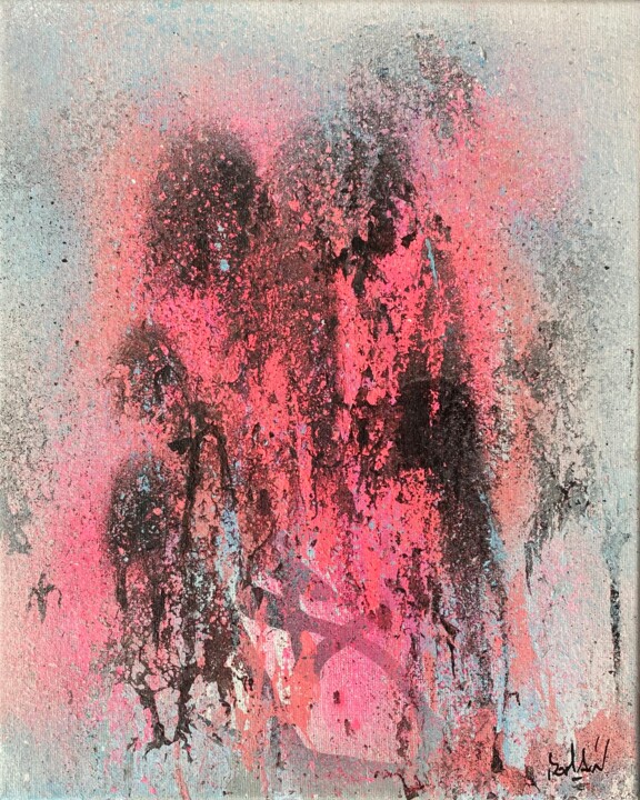 Wall pink II 绘画, 11.8x9.5 in