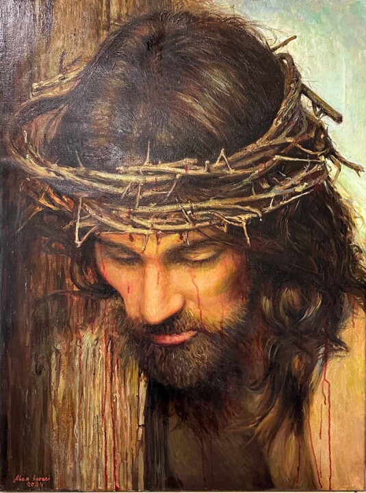 Jesus Christ 绘画, 31.5x23.6 in