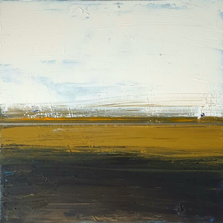 Peinture intitulée "Attraper les nuages" par Julie Verhague, Œuvre d'art originale, Acrylique Monté sur Châssis en bois