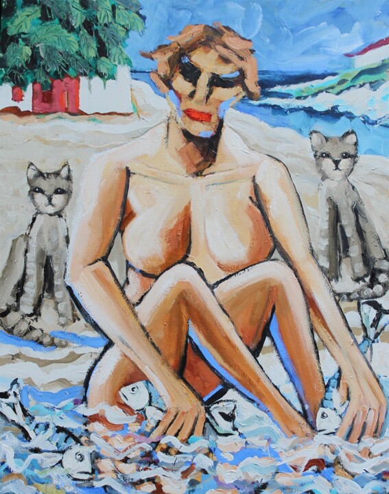 绘画,  57.5x44.9 in 