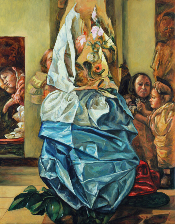 Variations in Baroque style#2 Tablo, 27,6x21,7 in
