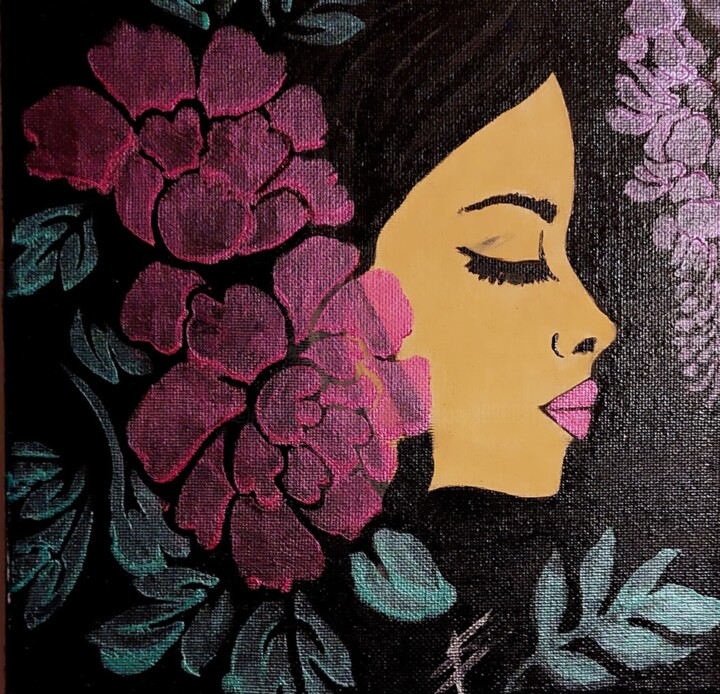 绘画,  7.9x7.9 in 