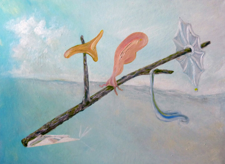My surrealism 绘画, 19.7x27.6 in