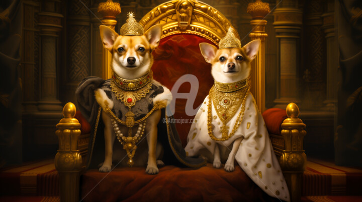 Long Life To The Chihuahuas! Digitale Kunst