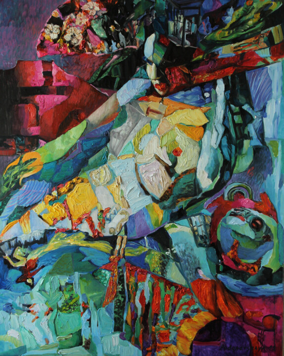 Spring Painting, 39.4x31.5 in