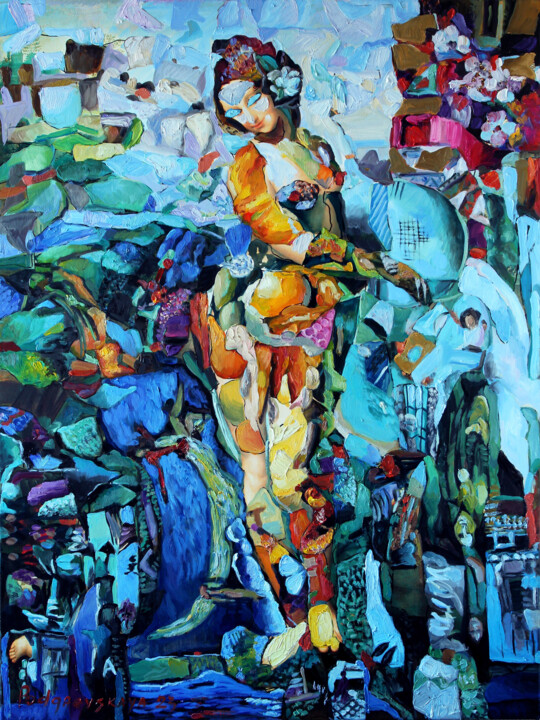 Spring№2 绘画, 39.4x31.5 in