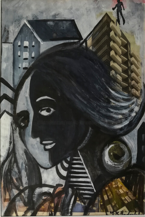 Expectation 绘画, 18x12 in