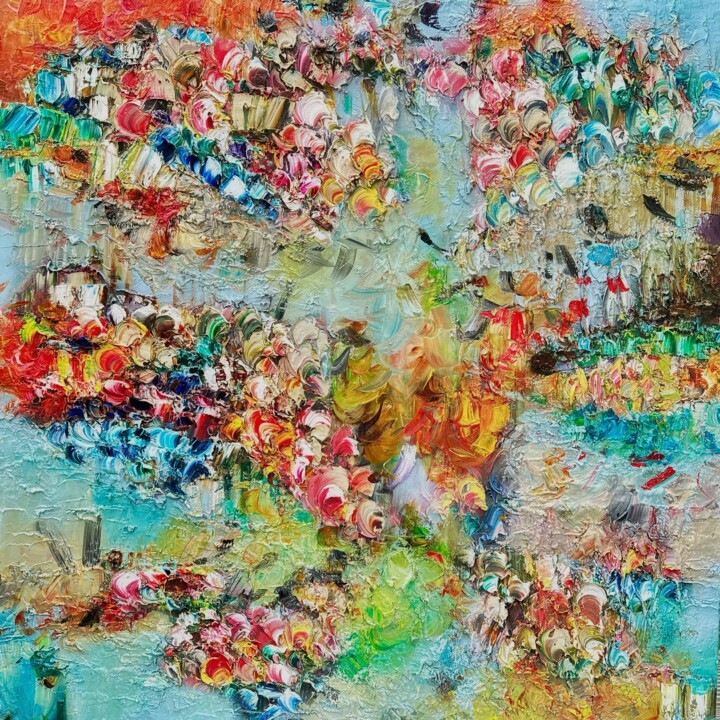 Matisse’s Flower Parade 绘画, 39.4x39.4 in