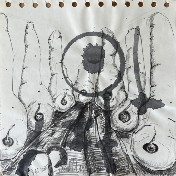 3tfd / Short stories: women and men are abstract people 图画, 6.7x6.7 in
