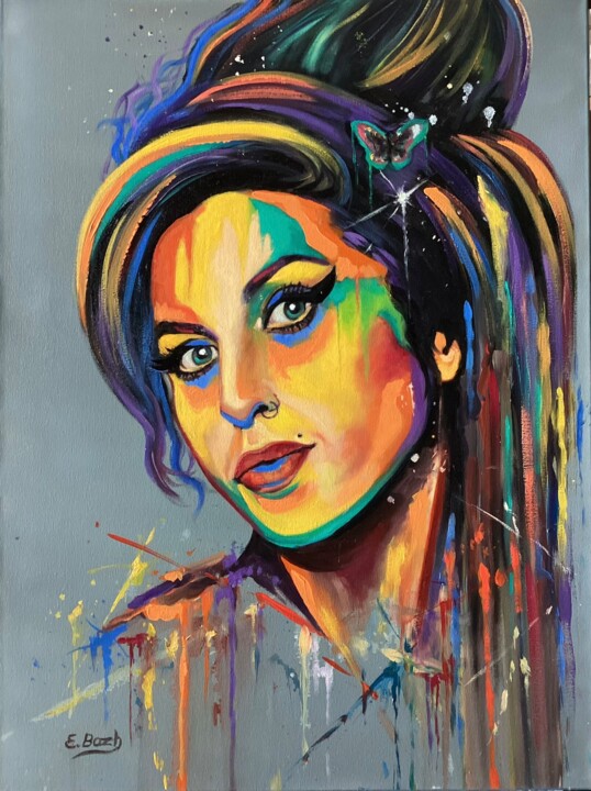 Timeless Soul: A Tribute to Amy Winehouse 绘画, 31.5x23.6 in