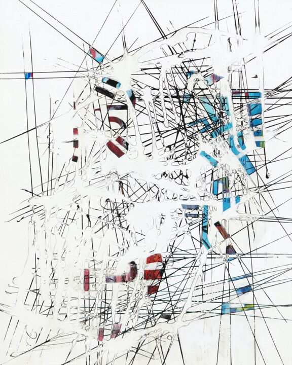 Traces I 绘画, 39.4x31.5 in
