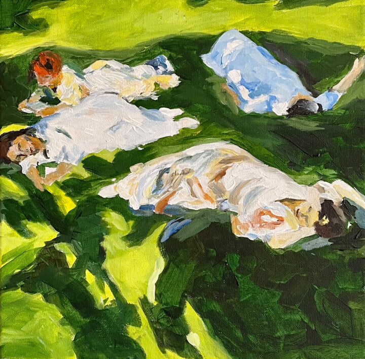 Peinture intitulée "P'tites copies - La…" par Pascal Brachet, Œuvre d'art originale, Acrylique
