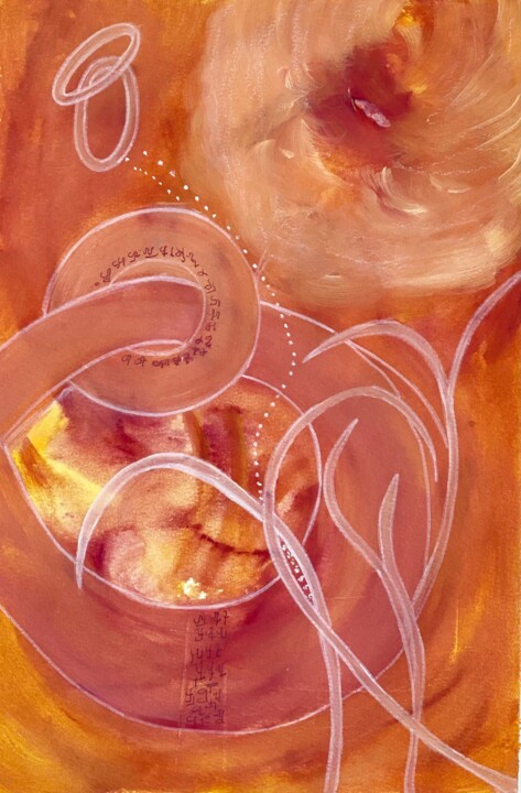 The birth of a new life 绘画, 15.8x10.6 in