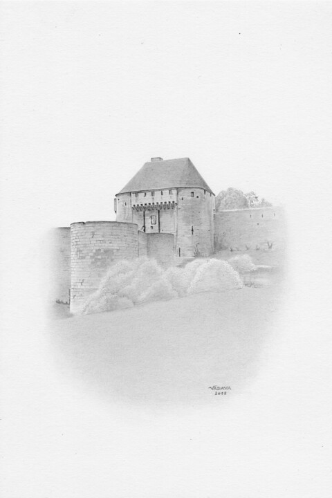 LA PORTE DES CHAMPS - PALAIS DUCAL - 图画, 11.7x8.3 in