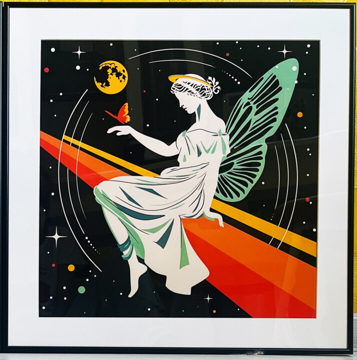 Psyche 绘画, 15.8x15.8 in