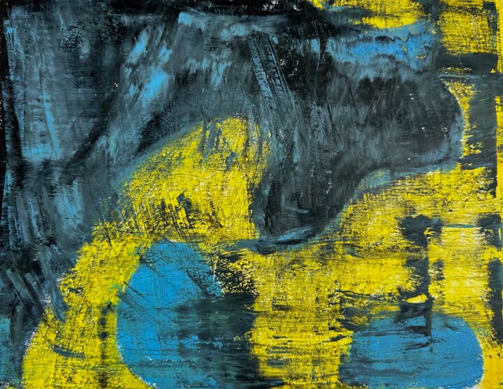Painting titled "584. Banana Ice-Cre…" by Veera Zukova, Original Artwork, Pastel