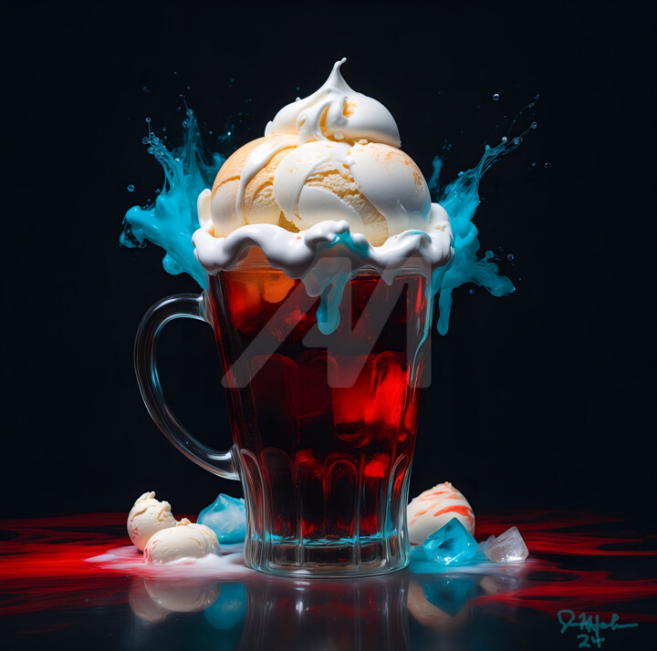 Digital Arts με τίτλο "Red, White and Blue…" από Jm Hobs, Αυθεντικά έργα τέχνης, Ψηφιακή φωτογραφία