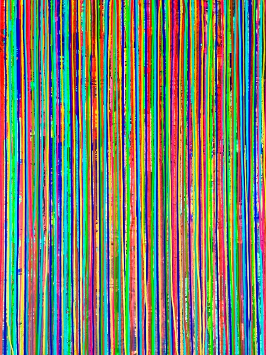 Painting titled "The Emotional Creat…" by Carla Sá Fernandes, Original Artwork, Acrylic Mounted on Wood Stretcher frame