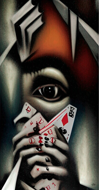 View from the game 绘画, 60.3x31.5 in