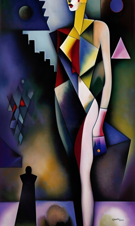Vicissitudes of fate 绘画, 39.4x23.6 in