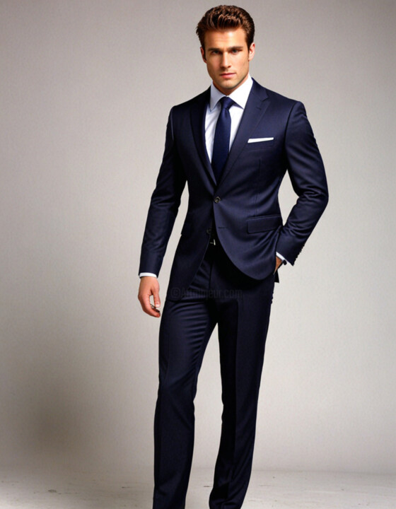 Man in suit 1 数字艺术