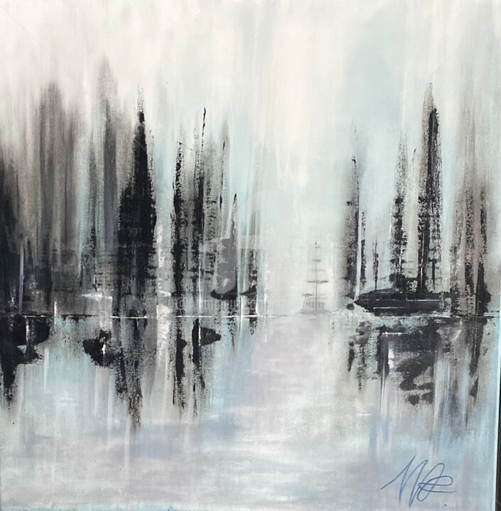 Peinture intitulée "ABSTRAIT" par Mac.Cadart, Œuvre d'art originale, Acrylique Monté sur Châssis en bois