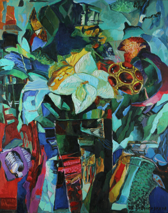 Bouquet for birthday №3 绘画, 39.4x31.5 in