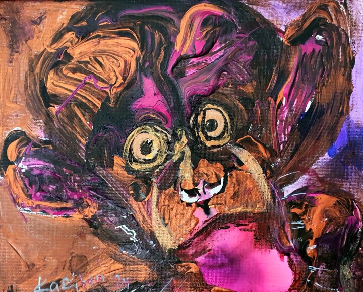 Ein Tierchen. Ein Äffchen 绘画, 7.9x9.8 in