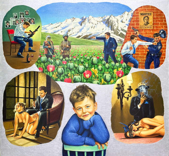 When I become an adult Pittura, 36,2x39,4 in