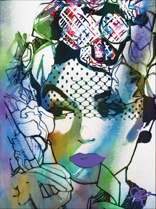 数字艺术,  37.8x28.4 in 