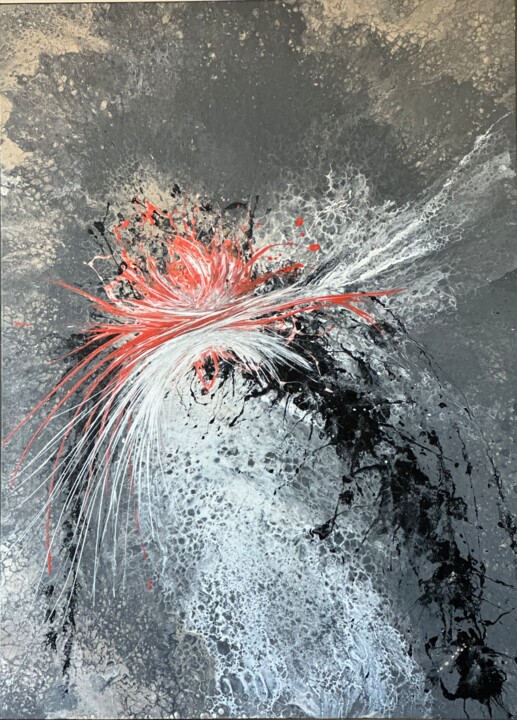 Dance of the elements *RESINA 绘画, 39.4x28.7 in