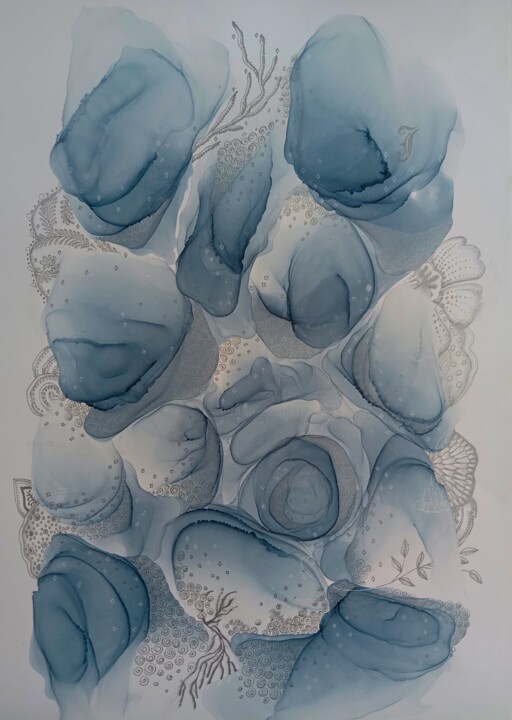 Inverno Schilderij, 17,7x12,6 in