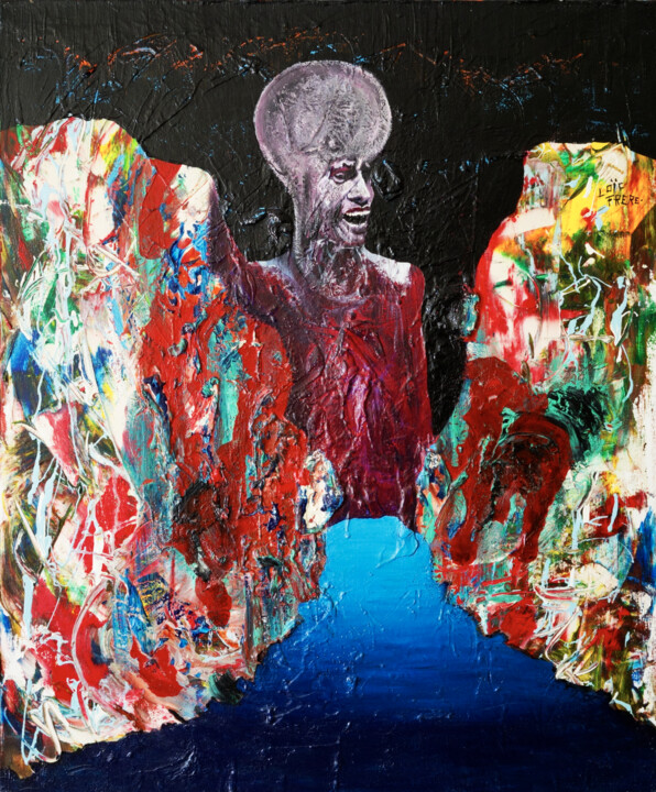 L'invasion de l'espace - N° 318 绘画, 25.6x21.3 in