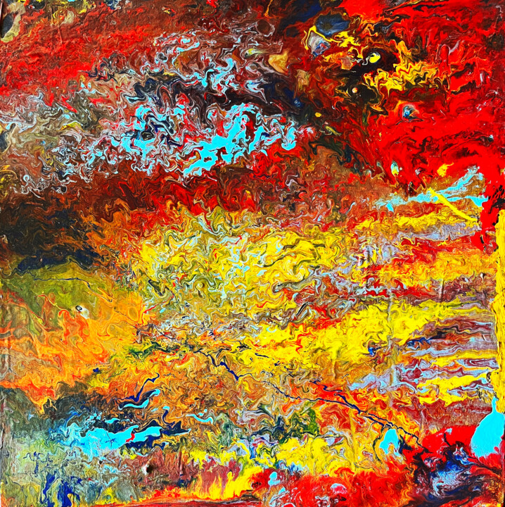 PURE PASSION Pittura, 19,7x19,7 in