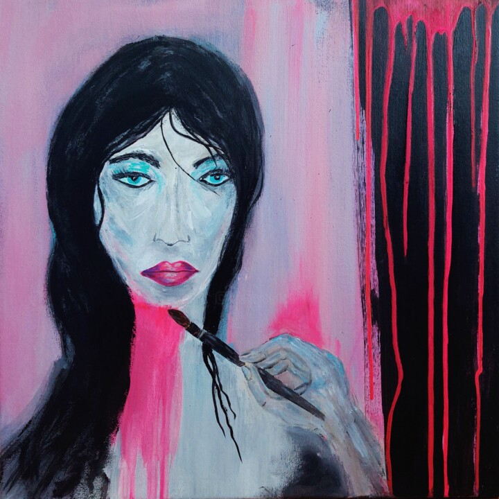 Somebody that I used to know 绘画, 19.7x19.7 in
