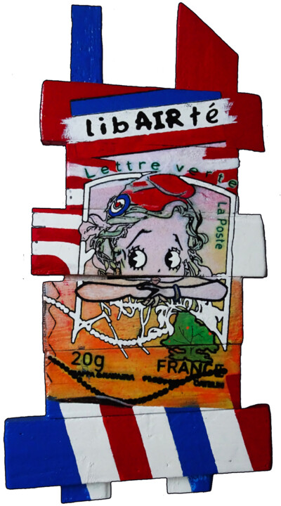 LIB-AIR-TÉ 绘画, 23.2x12.2 in