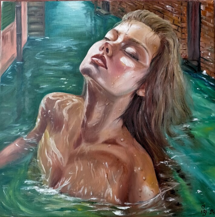 The Breath of Tomorrow 绘画, 19.7x19.7 in