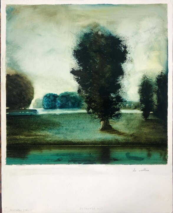 le veilleur 绘画, 31.9x25.6 in