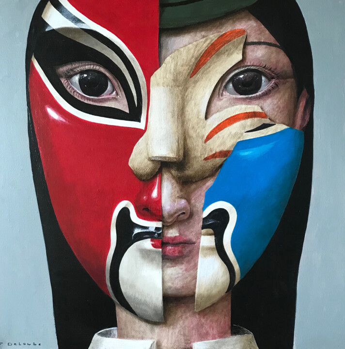 REV Culturelle 绘画, 19.7x19.7 in