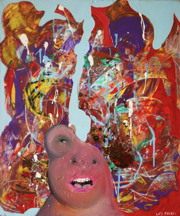 绘画,  21.7x18.1 in 