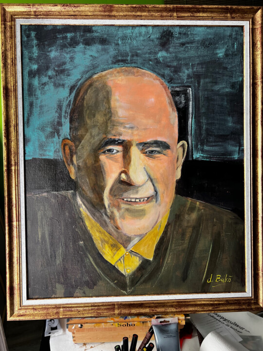 Œuvre présentée encadrée