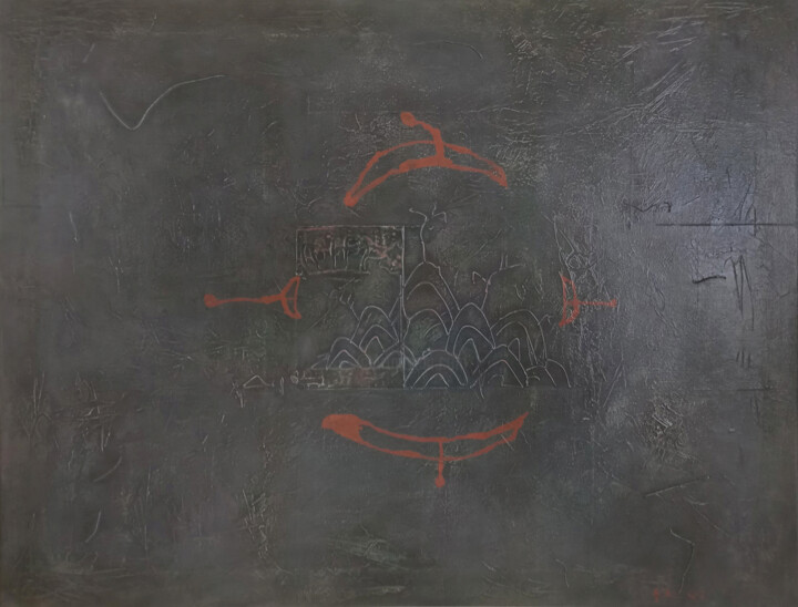 绘画,  44.1x63.8 in 
