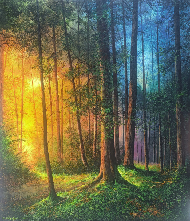 Enchanted Woodland Tablo, 27,6x23,6 in