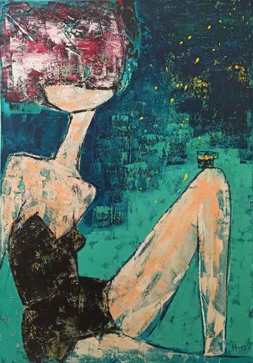 Schilderij,  39,4x27,6 in 